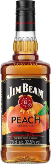 Picture of Jim Beam Peach Bourbon Whisky, 32.5% - 70 Cl