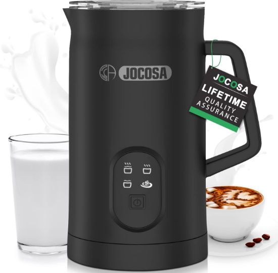 Picture of JOCOSA Milk Frother Electric, 4 in 1 Milk Steamer