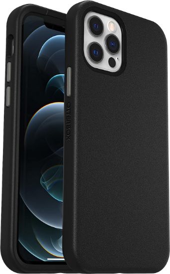 Picture of OtterBox Slim Series Case for iPhone 12, Black/Grey