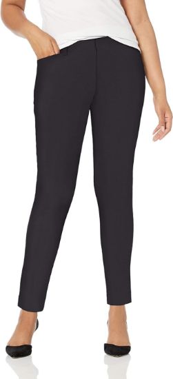 Picture of Amazon Essentials Women's Bi-Stretch Skinny Ankle Trousers | Black | Size: 14