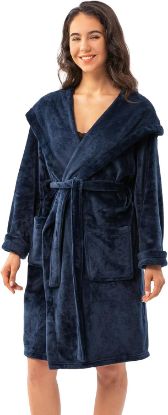 Picture of Winthome Super Soft Fluffy Dressing Gown for Women