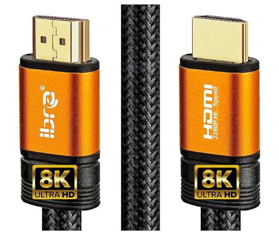 Picture of IBRA 8K HDMI Cable (Orange)