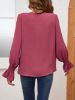 Picture of Famulily Long Sleeve v Neck T-Shirt