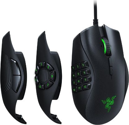 Picture of Razer Naga Trinity - MOBA/MMO Wired Gaming Mouse, Black