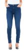 Picture of M17 Women's Ladies High Waisted Denim Jeans (16, mid Wash Blue)