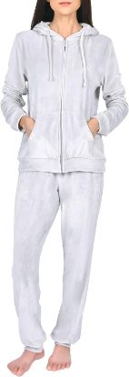 Picture of Sleepdown Womens Ladies Velour Tracksuit