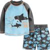 Picture of Simple Joys by Carter's Baby Boys' Swimsuit Trunk and Rashguard Set