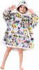 Picture of Softan Wearable Blanket Hoodie | Excavator Print / Kids 6-10 Yr