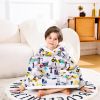 Picture of Softan Wearable Blanket Hoodie | Excavator Print / Kids 6-10 Yr