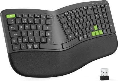 Picture of Seenda Split Ergonomic Keyboard, 2.4G Wireless Rechargeable Ergo