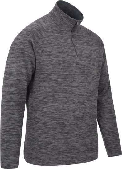 Picture of Mountain Warehouse Snowdon Mens Micro Fleece Top