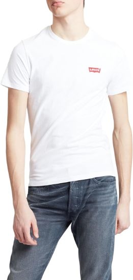 Picture of Levi's Men's 2-Pack Crewneck Graphic Tee T-Shirt, White