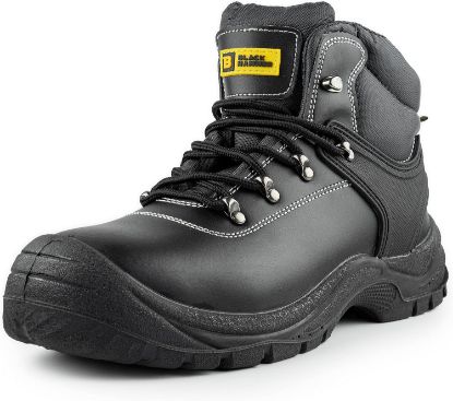 Picture of Black Hammer Mens Steel Toe Cap Safety Boots (Size 5)