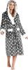 Picture of DEAL STACK - CityComfort Dressing Gowns (Charcoal/White, M) + 50% Coupon