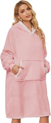 Picture of Leaf Oversized Wearable Blanket Hoodie with Large Pocket