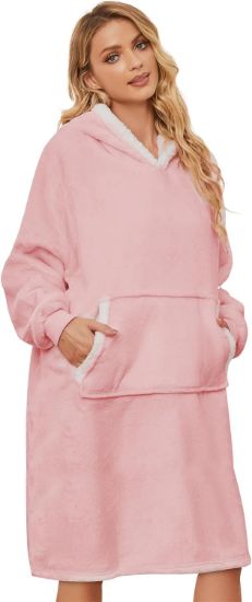 Picture of Leaf Oversized Wearable Blanket Hoodie with Large Pocket