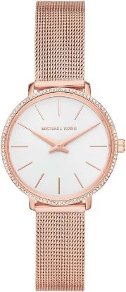 Picture of Michael Kors Stainless Steel Mesh Strap Watch for Women (Rose Gold)