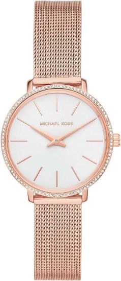 Picture of Michael Kors Stainless Steel Mesh Strap Watch for Women (Rose Gold)