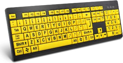 Picture of LIGHTNING DEAL - Large Print Computer Keyboard