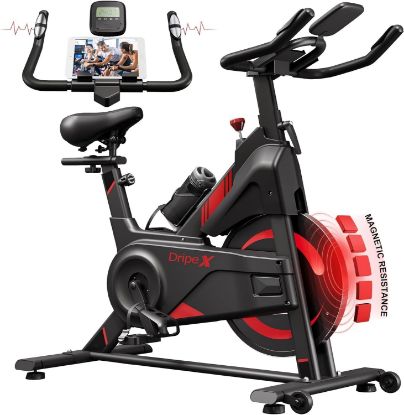 Picture of LIGHTNING DEAL - Exercise Bike for Home, Black&White