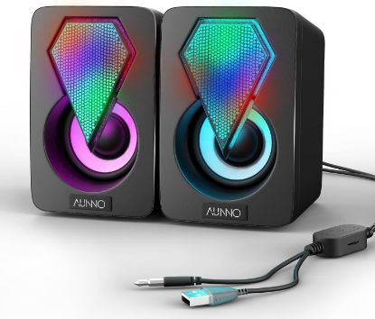 Picture of AUNNO USB Powered RGB Light Mini Speaker