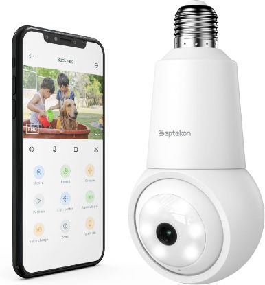 Picture of Septekon 2K 4MP Light Bulb Security Camera