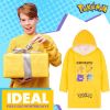 Picture of Pokemon Fleece Hoodie Blanket for Kids (Yellow)