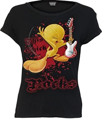 Picture of Looney Tunes - Tweety - This Chick Rocks Top Size S