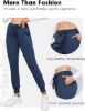 Picture of Womens Winter Thick Warm Jogging Pants - Navy Blue