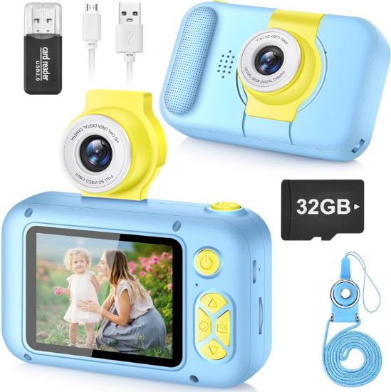 Picture of ARNSSIEN Camera for Kids,2.4in IPS Screen Digital Camera