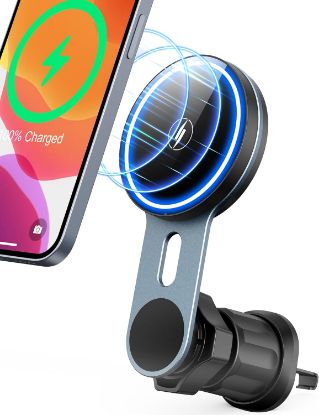 Picture of Car Phone Holder Wireless Charger Available from Amazon