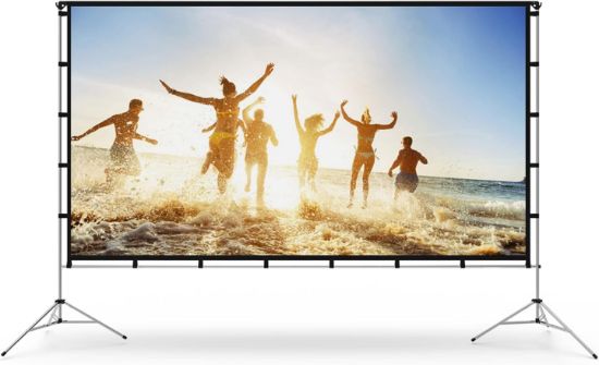 Picture of 120 Inch Projector Screen with Stand