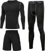 Picture of Terecey 3Pcs Compression Running Suits for Men