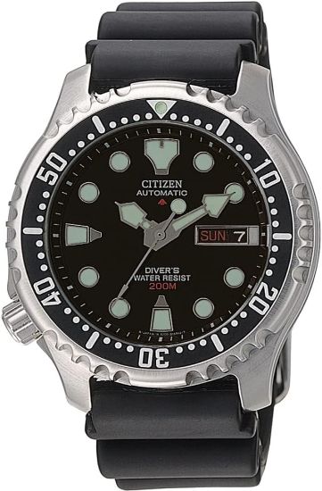 Picture of Citizen Herren Analog Automatic Armbanduhr Mit Gummiband Promaster Marine