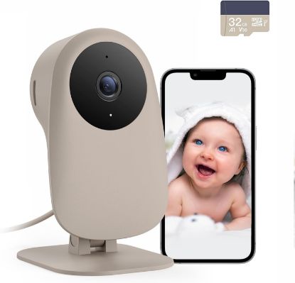 Picture of Video Baby Cam and Audio 1080P Night Vision Motion and Sound Detection WiFi Camera 