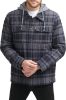 Picture of Levi's Men's Plaid Sherpa Lined Hooded Shirt Jacket (Regular & Big & Tall Sizes)