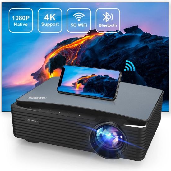 Picture of 5G WIFI Bluetooth Projector with Electric Focus and Digital Zoom