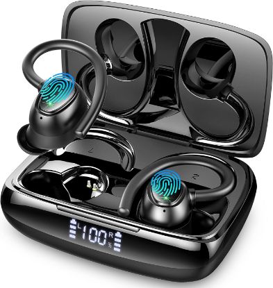 Picture of Wireless Bluetooth 5.3 Earbuds with 4 HD ENC Mic - Black