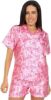 Picture of Barbie Ladies Short Satin Pyjama Set Sizes 12-14/14-16