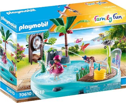 Picture of Playmobil Family Fun Aqua Park Small Pool with Water Sprayer