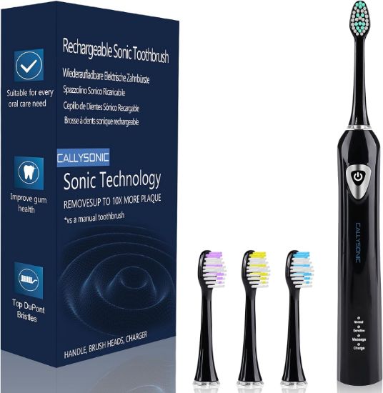 Picture of CallySonic Sonic Electric Toothbrush - H31 Black