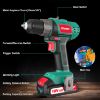 Picture of Cordless Drill 18V, HYCHIKA Electric Drill with 2000mAh Battery