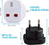 Picture of 6Pcs EU Travel Adaptor, UK to European Plug Adapter