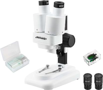 Picture of Aomekie Portable LED Microscope for Kids (20X Microscope)