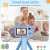 Picture of IPS Screen Digital Video Camera for Kids (Tripod-Blue)