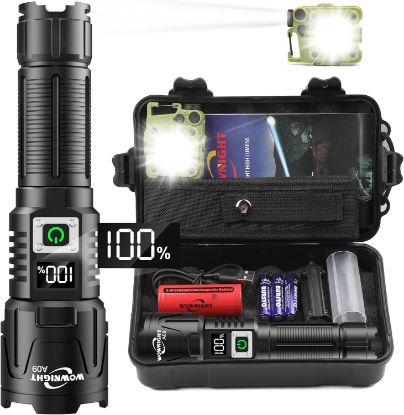 Picture of  WOWNIGHT Super Bright Rechargeable LED Torches