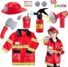 Picture of Fire Fighter Costume Play Dress-up Toy Set