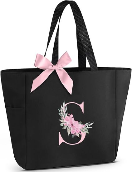 Picture of Vavabox A-Z Initial Personalized Tote Bag