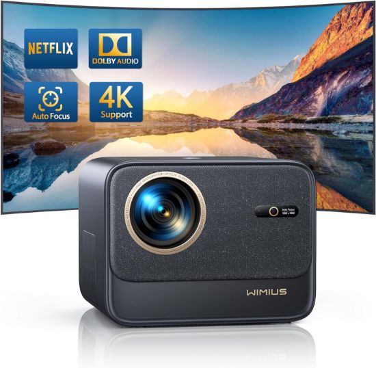 Picture of Netflix Officially & Dolby AudioProjector 4K, Auto Focus & Keystone