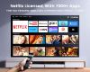 Picture of Netflix Officially & Dolby AudioProjector 4K, Auto Focus & Keystone